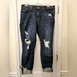 Judy Blue Plus size Distressed Skinny fit jeans